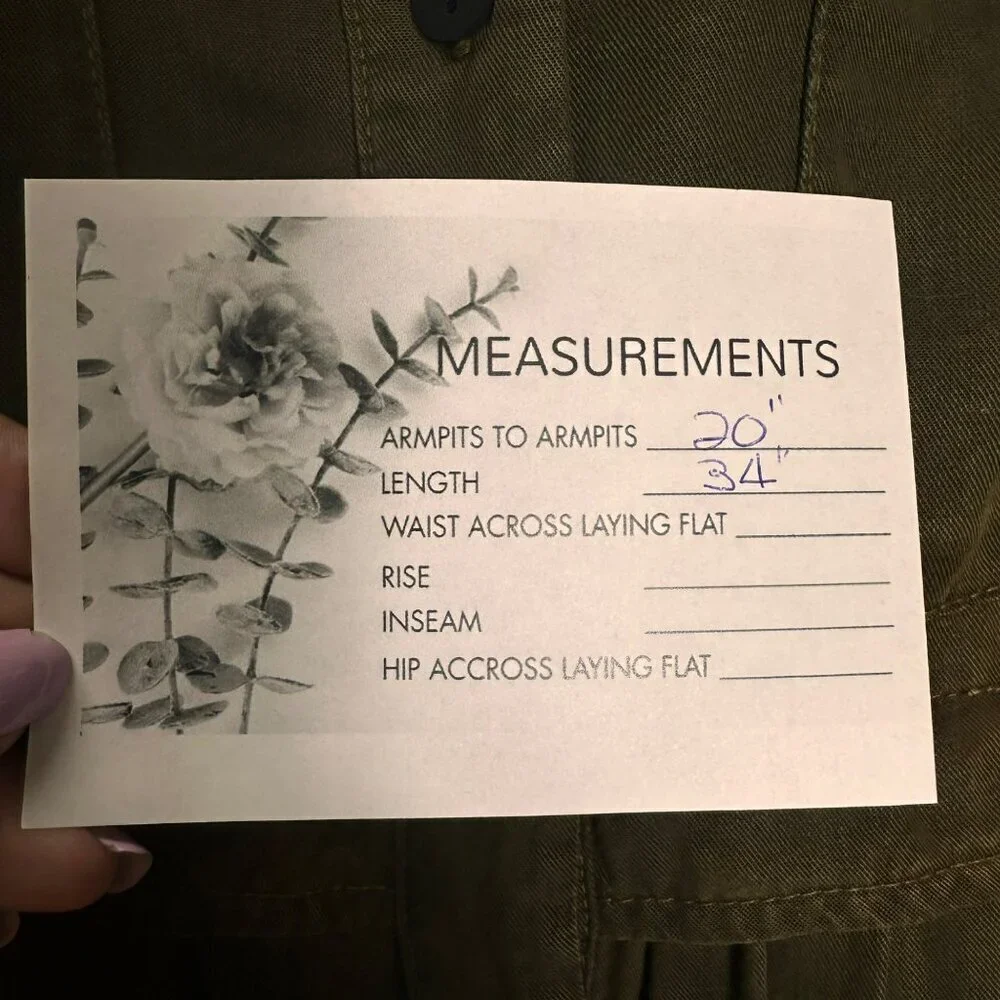 Zara Olive Green Beaded Shirt Dress Long Sleeve Utility Chic Size S - Picture 12 of 12